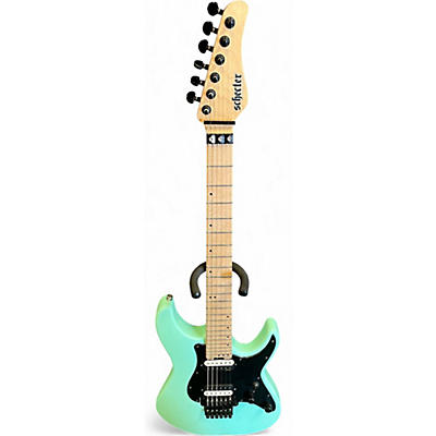 Used Schecter Guitar Research sun valley super shredder FR SFG Seafoam Green Solid Body Electric Guitar