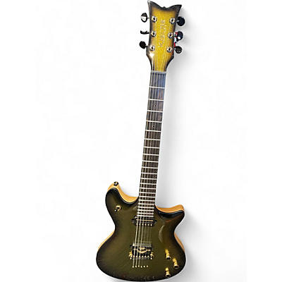 Used Schecter Guitar Research tempest 50th anniversary gold burst Solid Body Electric Guitar