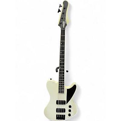 Used Schecter Guitar Research ultra bass Arctic White Electric Bass Guitar