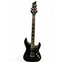 Used Schecter Guitar Research xxx Black Solid Body Electric Guitar Black