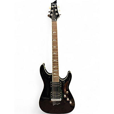Used Schecter Guitar Research xxx Black Solid Body Electric Guitar