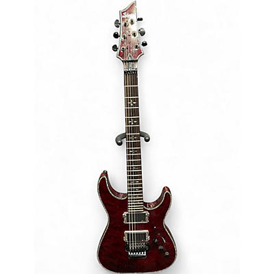 Used Schecter HELLRAISER Red Solid Body Electric Guitar