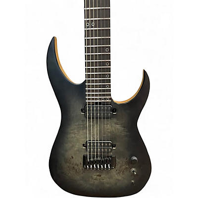 Used Schecter KM MK 3 POPLAR BURL Solid Body Electric Guitar