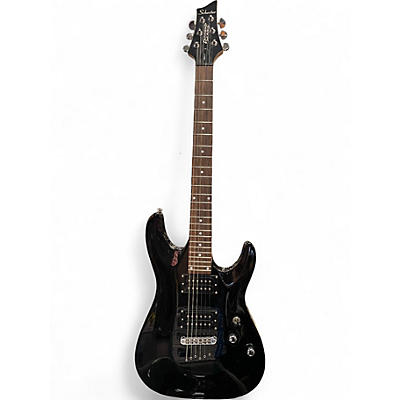 Used Schecter OMEN 6 BLACK Solid Body Electric Guitar