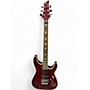 Used Schecter Omen Extreme 6-FR Black Cherry Solid Body Electric Guitar Black Cherry
