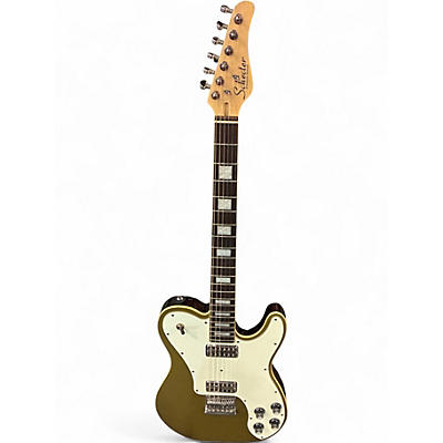 Used Schecter PT FASTBACK GOLD Solid Body Electric Guitar