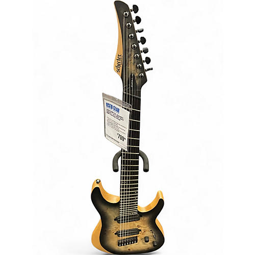 Used Schecter  Research reaper 7  Sky burst Solid Body Electric Guitar Sky burst