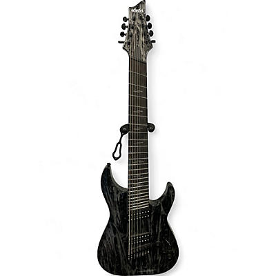 Used Schecter c8 Silver mountain Solid Body Electric Guitar