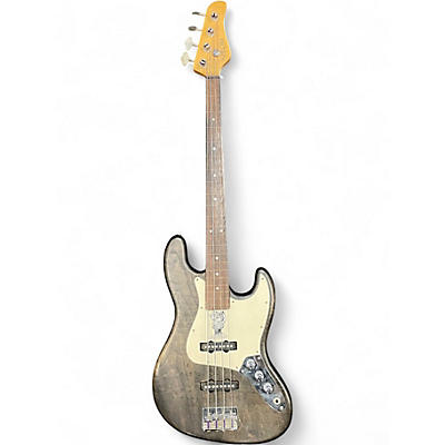 Used Schecter  california custom fretless jazz bass Brown Electric Bass Guitar