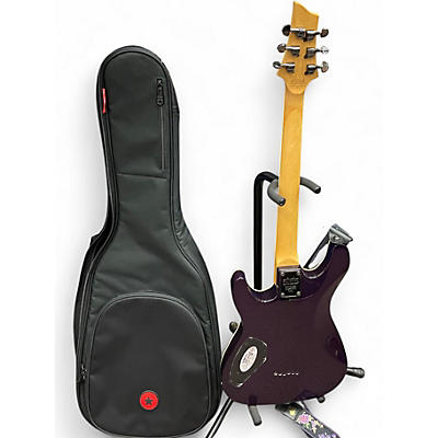 Used Schecter omen extreme Electric Magenta Solid Body Electric Guitar