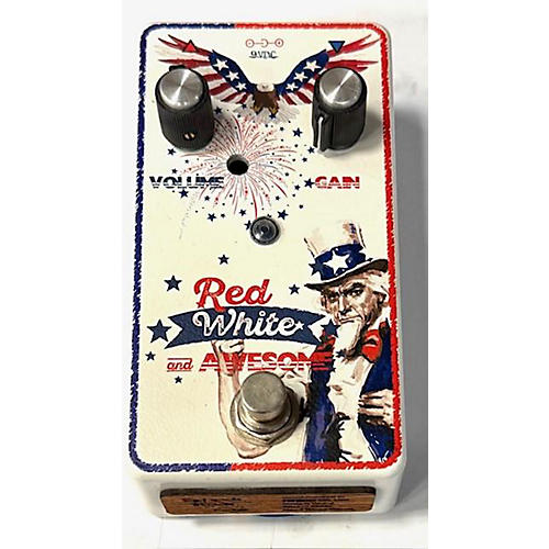 Used Schock Rock Red White And Awesome Effect Pedal