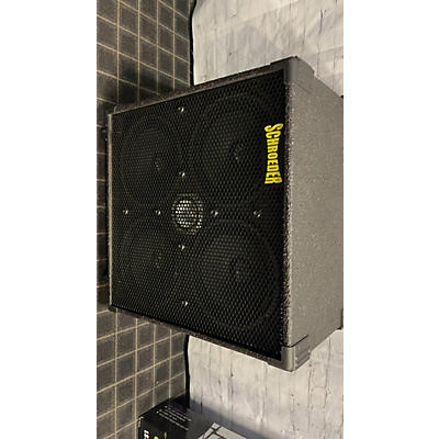 Used Schroeder 4x10l 4ohm Bass Cabinet