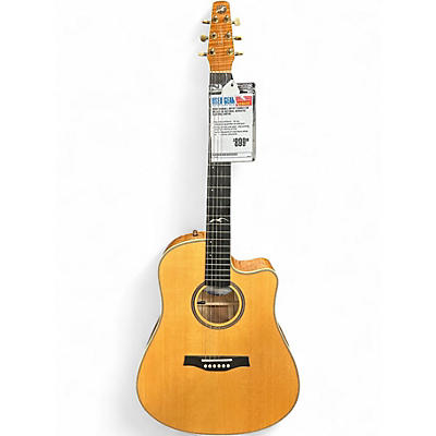 Used Seagull ARTIST CAMEO CW DELUXE QII Natural Acoustic Electric Guitar