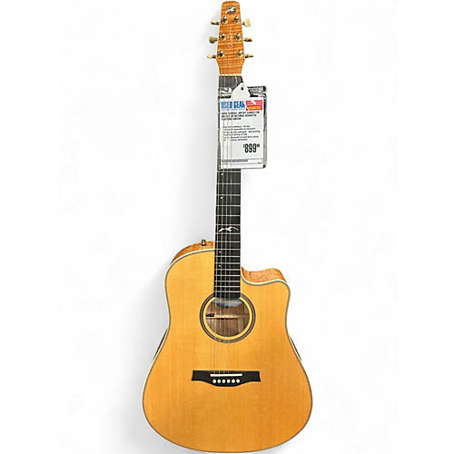 Used Seagull ARTIST CAMEO CW DELUXE QII Natural Acoustic Electric Guitar Natural