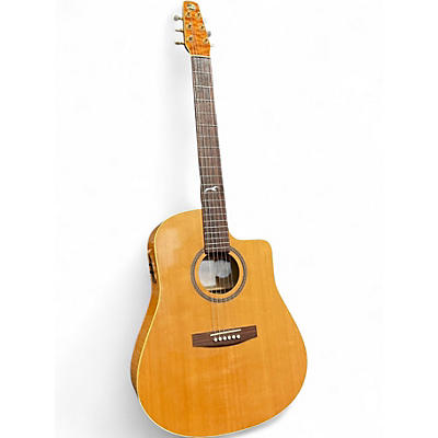 Used Seagull Artist Flame Maple Natural Acoustic Electric Guitar
