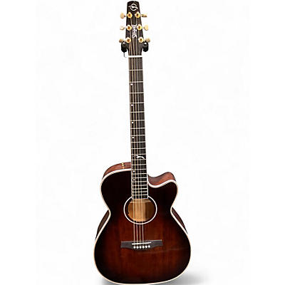 Used Seagull Artist Mosaic CH BOURBON BURST Acoustic Electric Guitar