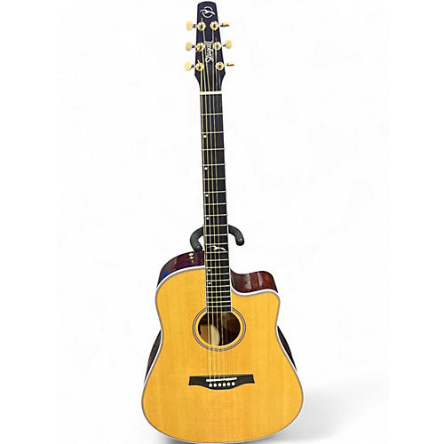 Used Seagull Artist Mosaic CW Natural Acoustic Electric Guitar Natural