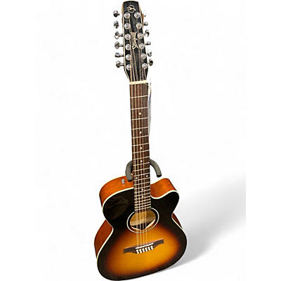 Seagull Used Seagull Coastline S12 AE 3 Color Sunburst 12 String Acoustic Electric Guitar