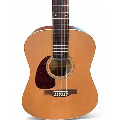 Used Seagull Coastline S12 AE Left Handed Natural Acoustic Electric Guitar