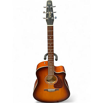 Used Seagull Entourage Rustic Cutaway 2 Tone Sunburst Acoustic Electric Guitar