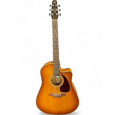 Used Seagull Entourage Rustic Cutaway Honey Burst Acoustic Electric Guitar