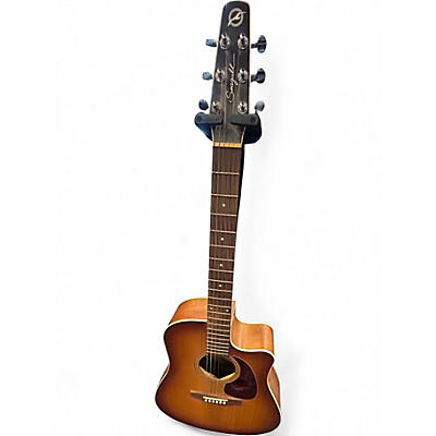 Used Seagull Entourage Rustic Cutaway Honey Burst Acoustic Electric Guitar