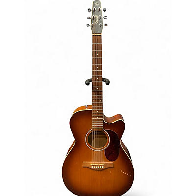 Used Seagull Entourage Rustic Cutaway Natural Acoustic Electric Guitar