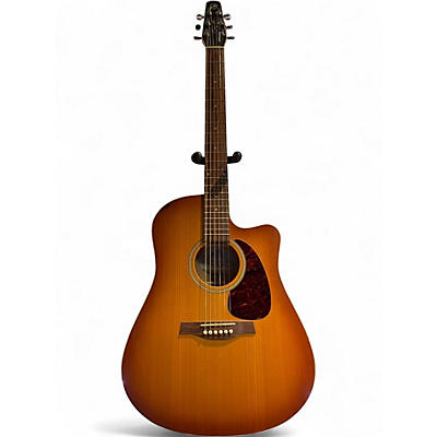 Used Seagull Entourage Rustic Cutaway Natural Acoustic Electric Guitar