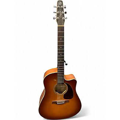 Used Seagull Entourage Rustic Cutaway Natural Acoustic Electric Guitar