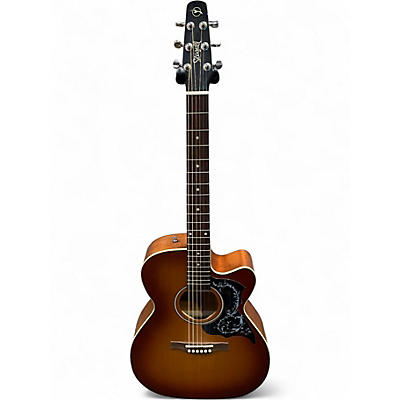 Used Seagull Entourage Rustic Cutaway Sunburst Acoustic Electric Guitar