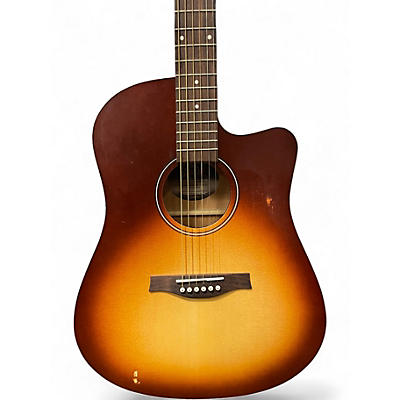 Used Seagull Entourage Rustic Cutaway autumn sunburst Acoustic Electric Guitar