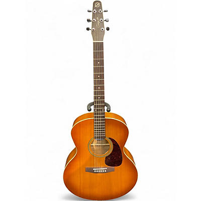 Used Seagull Entourage Rustic Mini Jumbo Natural Acoustic Guitar