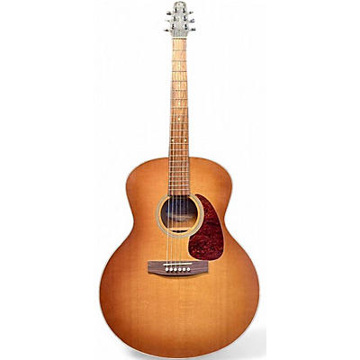 Used Seagull Entourage Rustic Mini Jumbo Sunburst Acoustic Guitar