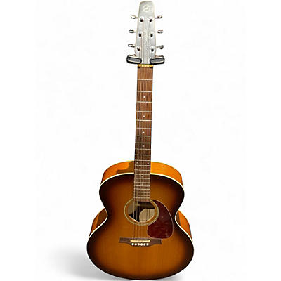 Used Seagull Entourage Rustic Mini Jumbo Sunburst Acoustic Guitar