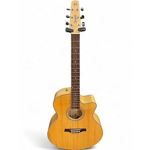 Used Seagull Heart of Wild Cherry CW Mini Jumbo T35 Natural Acoustic Electric Guitar Natural