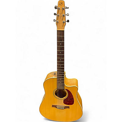 Used Seagull PERFORMER CW Antique Natural Acoustic Electric Guitar