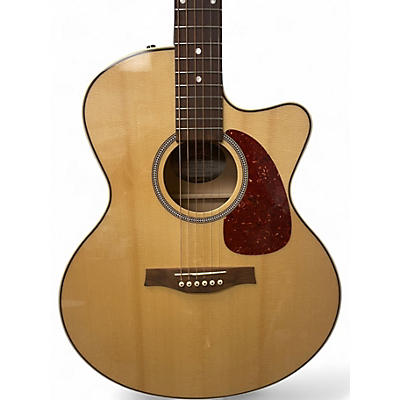 Used Seagull Performer CW Mini Jumbo HG Presys II Natural Acoustic Guitar