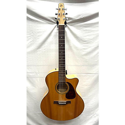 Seagull Used Seagull Performer Cutaway Mini Jumbo Flame Maple QI Acoustic Guitar