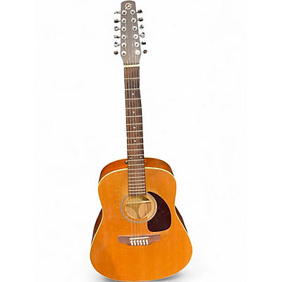 Used Seagull S12 PLUS Natural 12 String Acoustic Electric Guitar