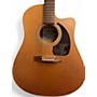 Used Seagull S6 Amber Acoustic Guitar Amber
