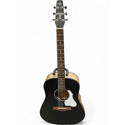 Used Seagull S6 CLASSIC A/E Black Acoustic Guitar