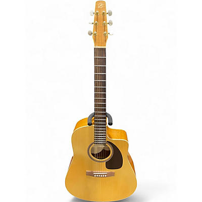 Used Seagull S6 CW FLAME MAPLE Natural Acoustic Electric Guitar