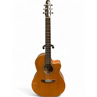 Used Seagull S6 Plus CW Folk Natural Acoustic Electric Guitar
