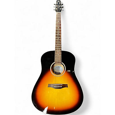 Used Seagull S6 Spruce  GT QIT Sunburst Acoustic Electric Guitar