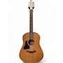 Used Seagull s6 cedar left handed Natural Acoustic Guitar Natural