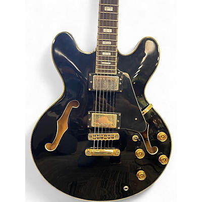 Used Sebring 335 Style Gold Solid Body Electric Guitar