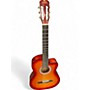 Used Segovia GC-2CE ABS Cherry Sunburst Classical Acoustic Electric Guitar Cherry Sunburst
