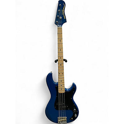 Used Seiwa ROCKMAN SERIES Blue Electric Bass Guitar