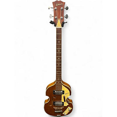 Used Sekova VIOLIN BASS Natural Electric Bass Guitar
