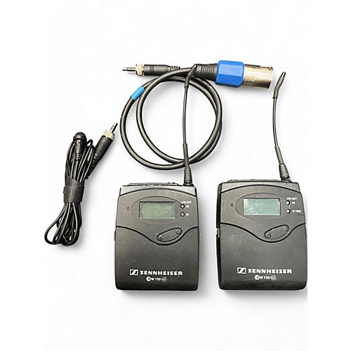 Sennheiser Used Sennheiser SK100 Bodypack Transmitter and EK100 Diversity Receiver Lavalier Wireless System